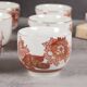 Lot de 6 tasses de thé, JAPON