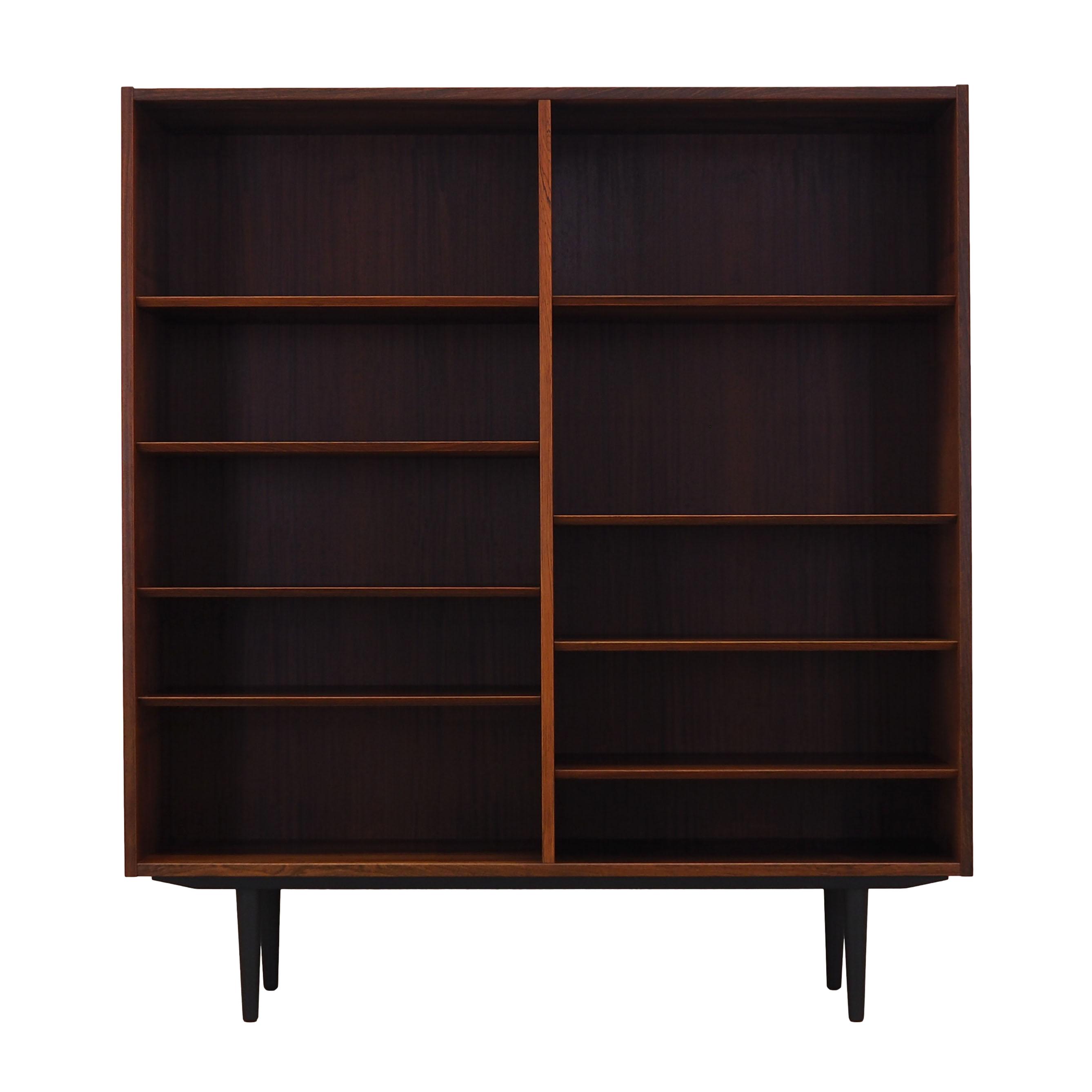 Rosewood bookcase, Danish design, 1970s, production: Hundevad