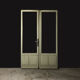 Old glass doors, 2 flaps, H226 cm
