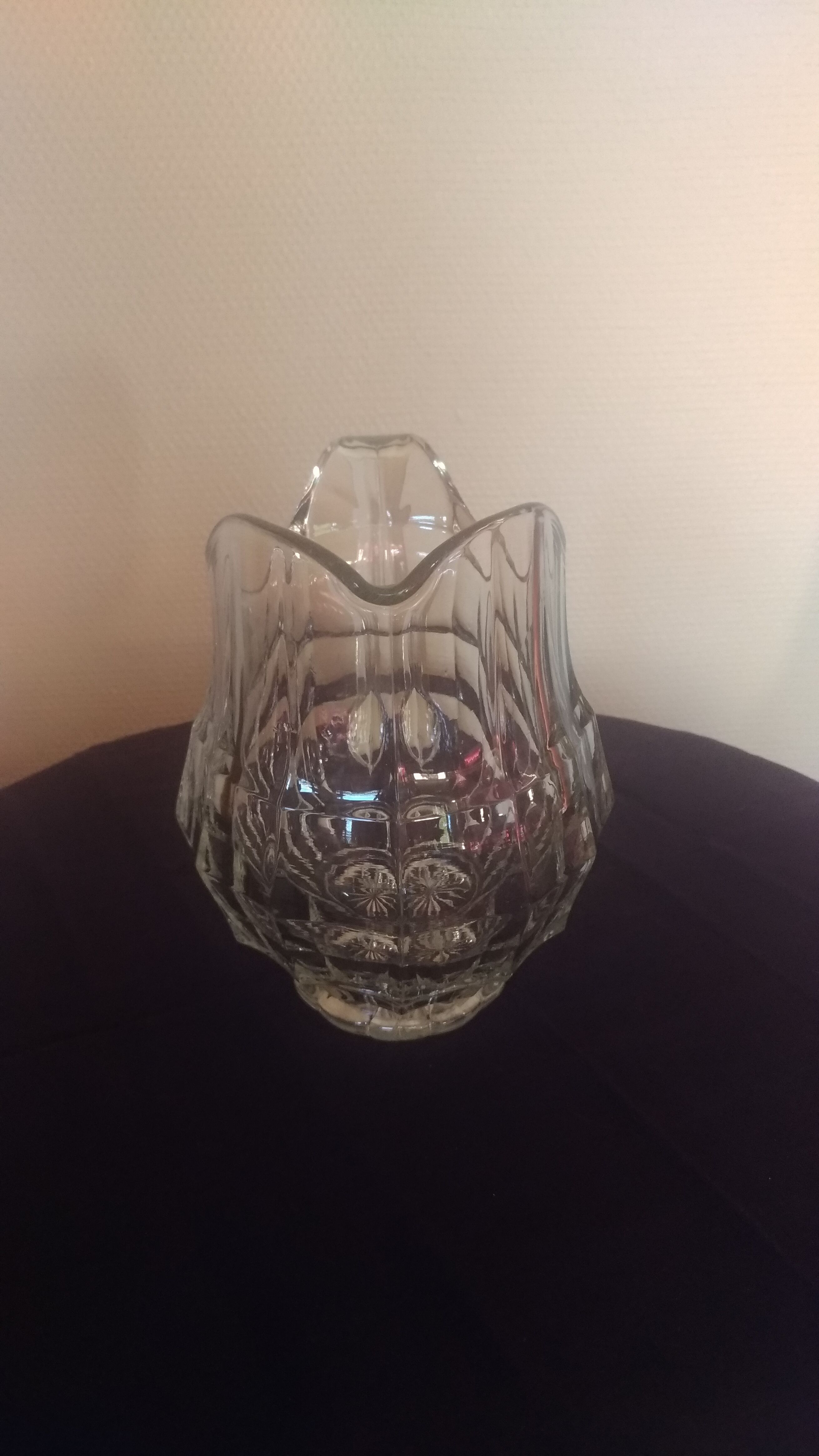 Crystal water pitcher