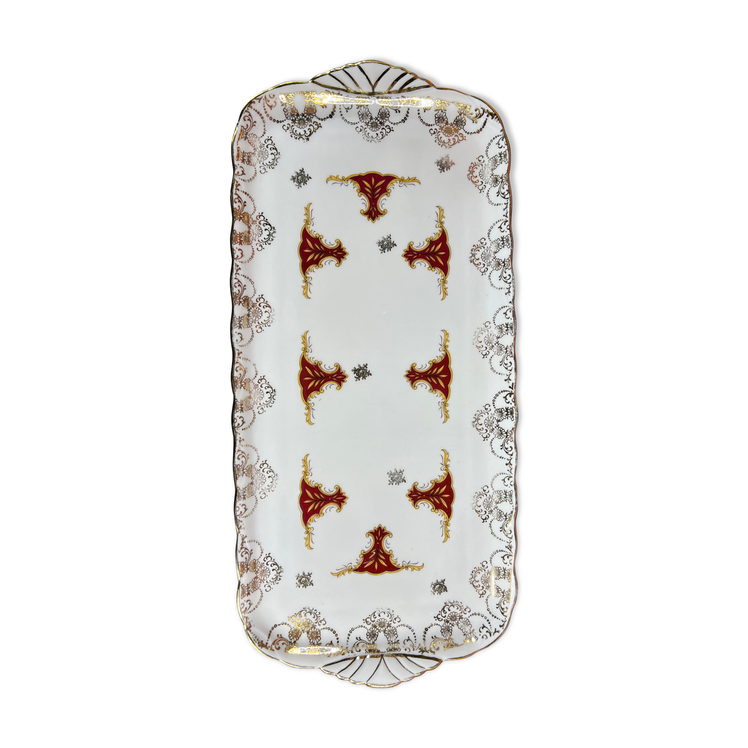 Porcelain cake dish from paris