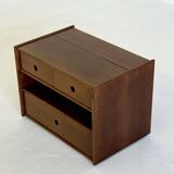Set of two Italian wooden bedside tables