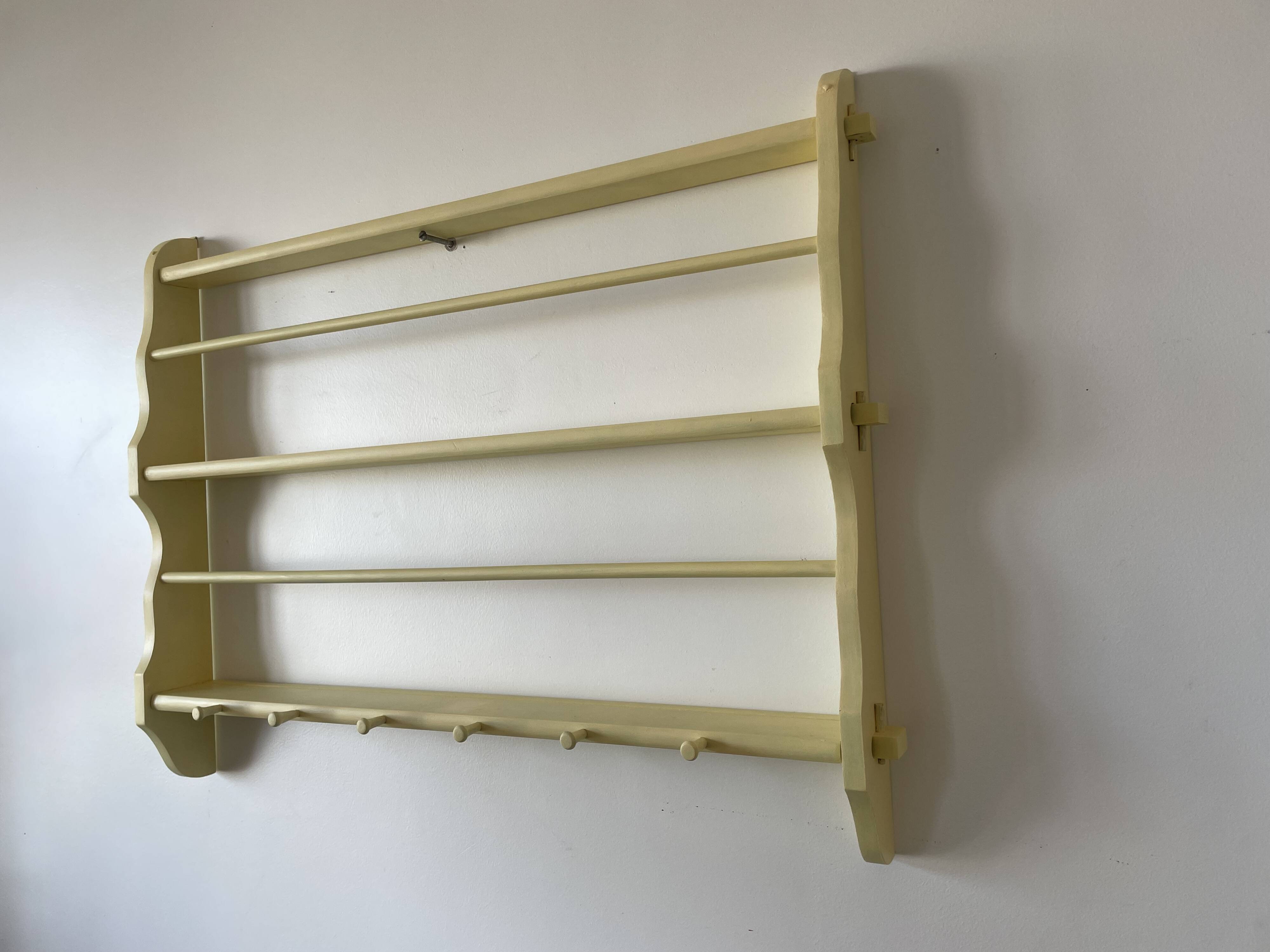 Old wooden wall shelf