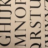 Typographic collection poster