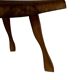 Vintage wooden side table  natural design small table