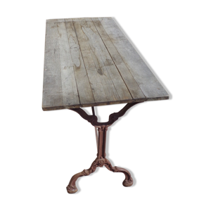 table bistrot, pieds - fonte