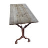 Bistro table, cast iron legs