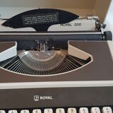 Portable royal typewriter, 1970