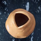Free-form ceramic vase