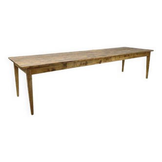 Table en sapin des années 1900