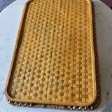 Vintage woven rattan top