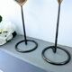 Pair of vintage candle holders