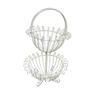 Old iron basket for fruits and vegetables