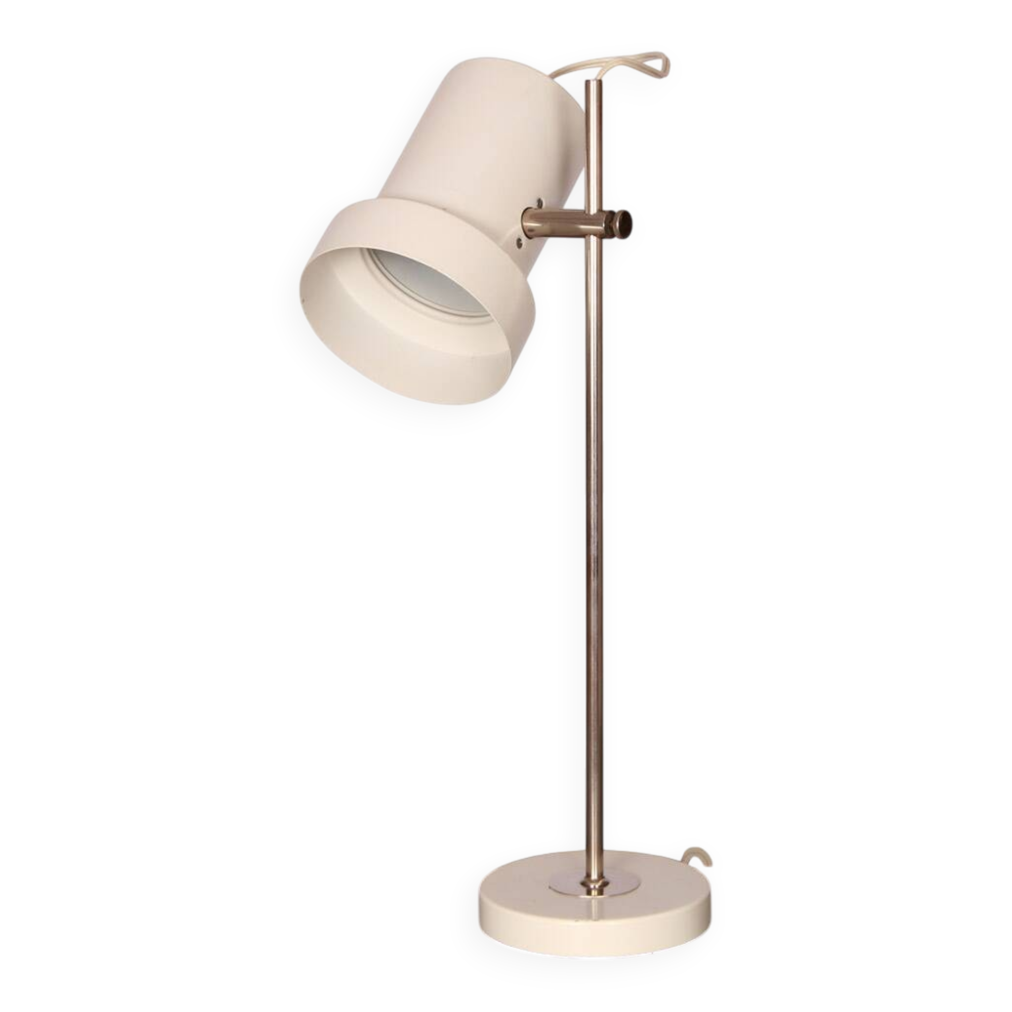 Vintage metal lamp produced by Aka around 1960
