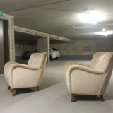 1/2 Armchair club Teddy organic 50s 60s