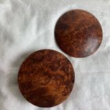Round thuja wooden box from Maric