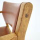 1960s Borge Mogensen Oak and Leather Desk Chair, Denmark