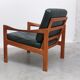 Danish pair of easy chairs by Illum Wikkelsø for Niels Eilersen, 1960s