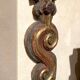 18th Century Italian Handcarved Polychrome Painted Pilaster Friezes, Set of 2