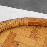 Mid-century bamboo serving tray, France 1960s