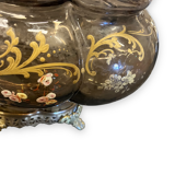 Art Nouveau Planter In Enamelled Glass