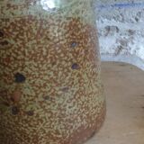 Bottled sandstone vase with a narrow neck