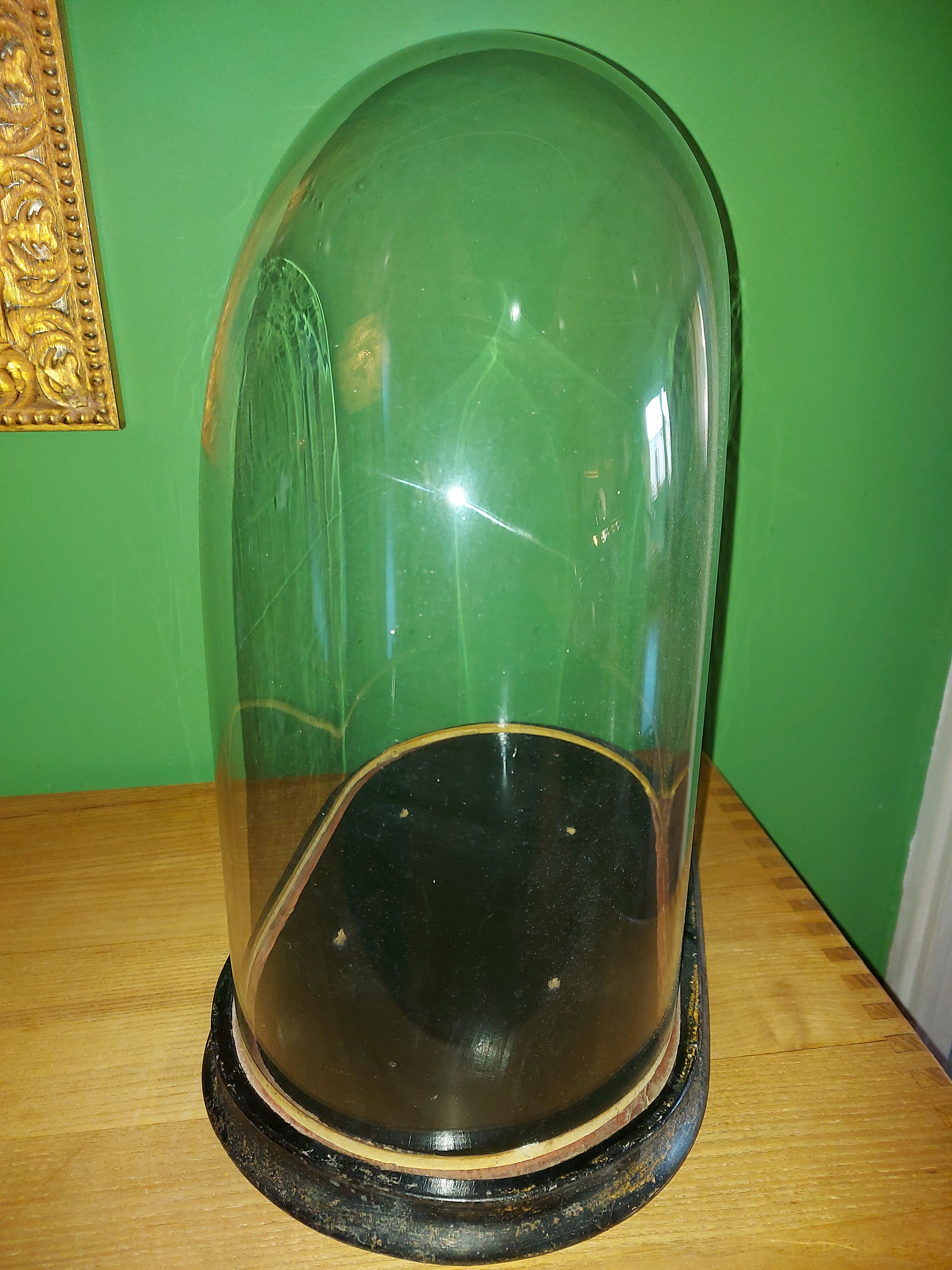 Blown glass wedding bell 38 cm
