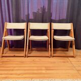 Set of three Kon-Tiki chairs designed by Gillis Lundgren, Ikea, Sweden, 197