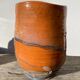 Raku vase / signed ceramic / handmade pottery