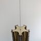 Hollywood Regency brass pendant by Vitrika, Denmark circa 1970.