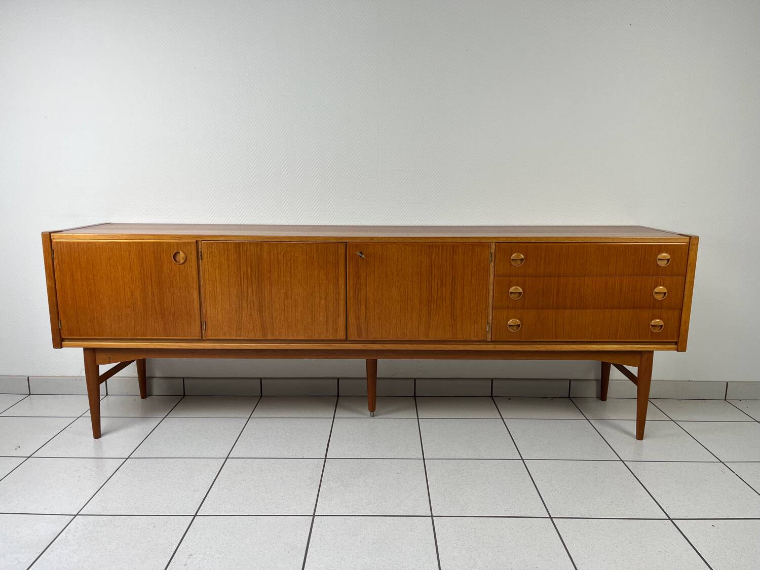Scandinavian teak sideboard from the 1960s.