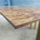 Brass nest of tables 1970