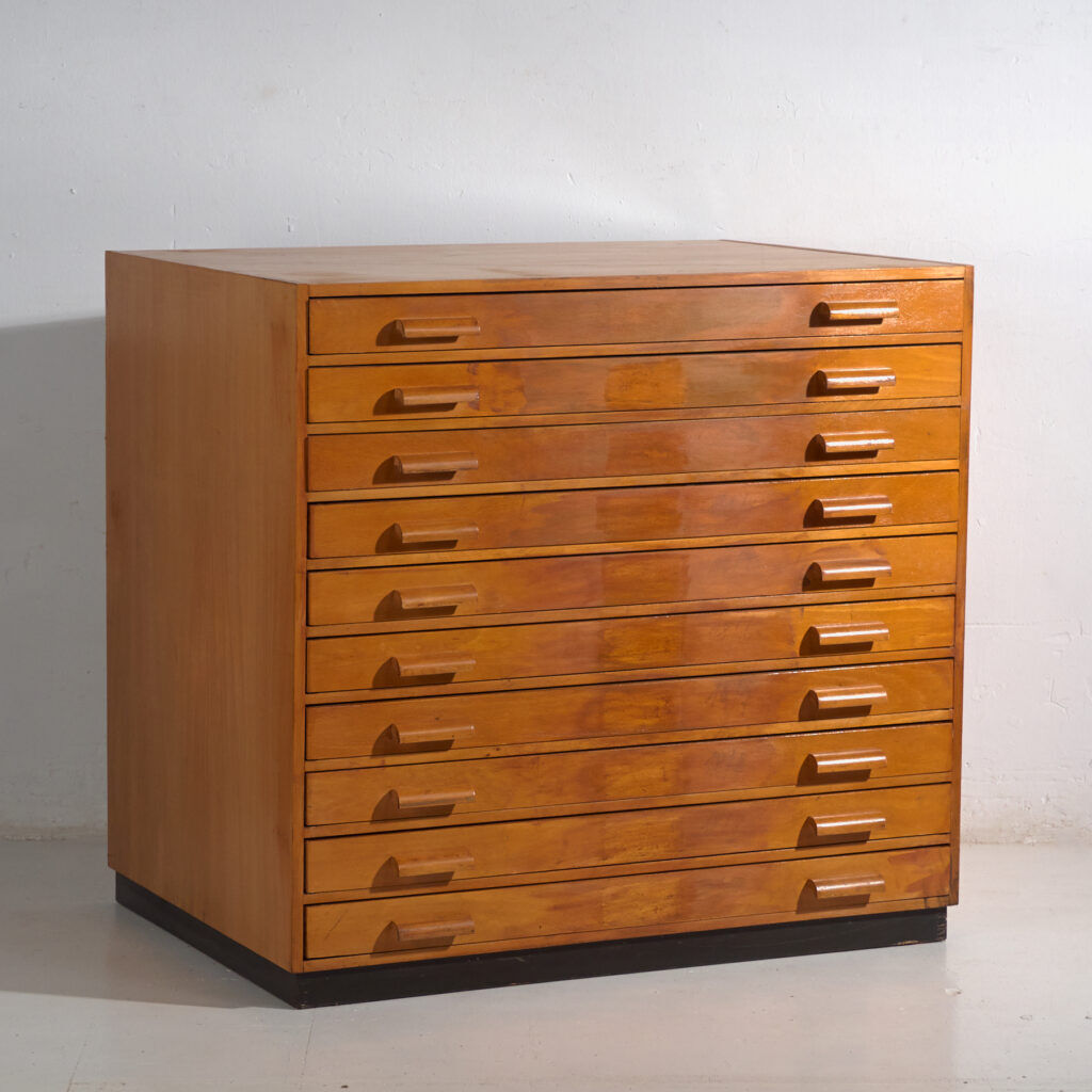 Industrial drawing table – Škoda Factory (c. 1950)