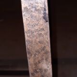 Rectangular steel and wood table