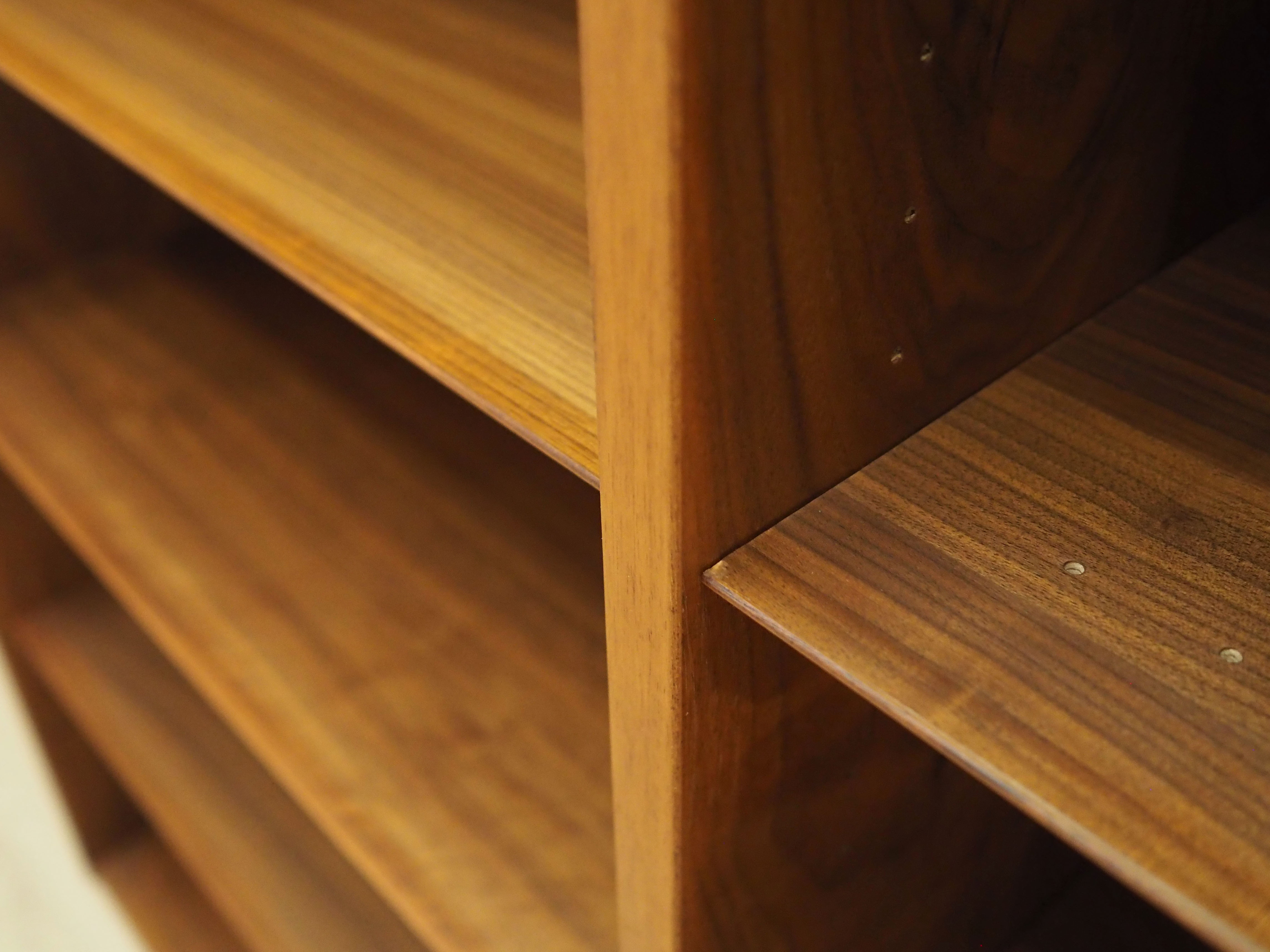 Walnut bookcase, Danish design, 1970s, production Hundevad