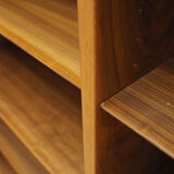 Walnut bookcase, Danish design, 1970s, production Hundevad