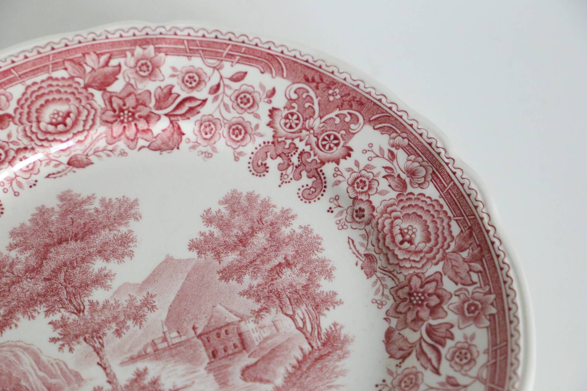 Set of 4 Burgenland dessert plates, pink, Villeroy and Boch
