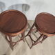 Paire de tabourets bistrot