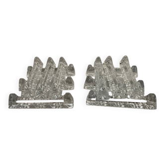 Crystal knife holder