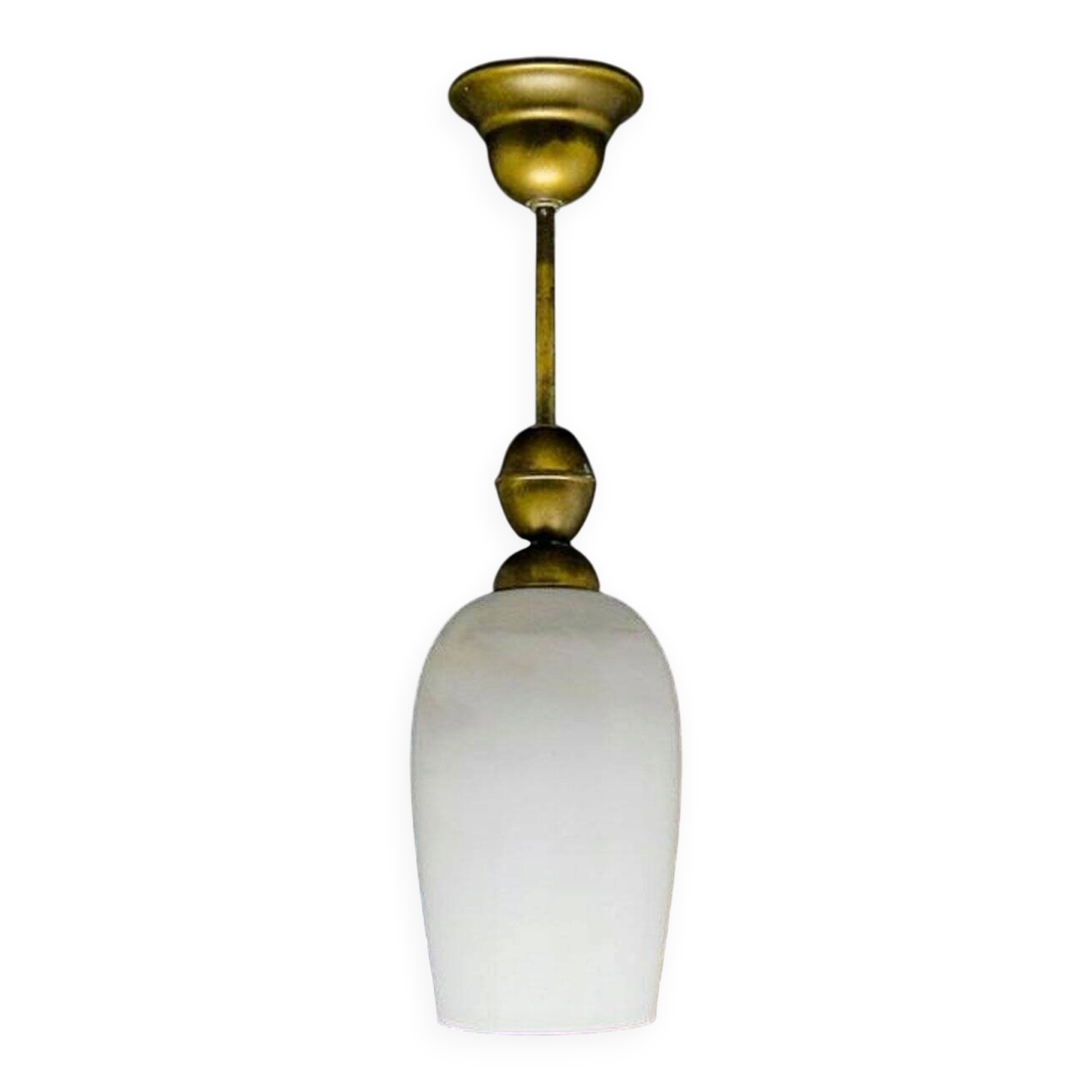 Art Deco style pendant lamp, Poland, 1950s