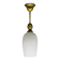 Art Deco style pendant lamp, Poland, 1950s