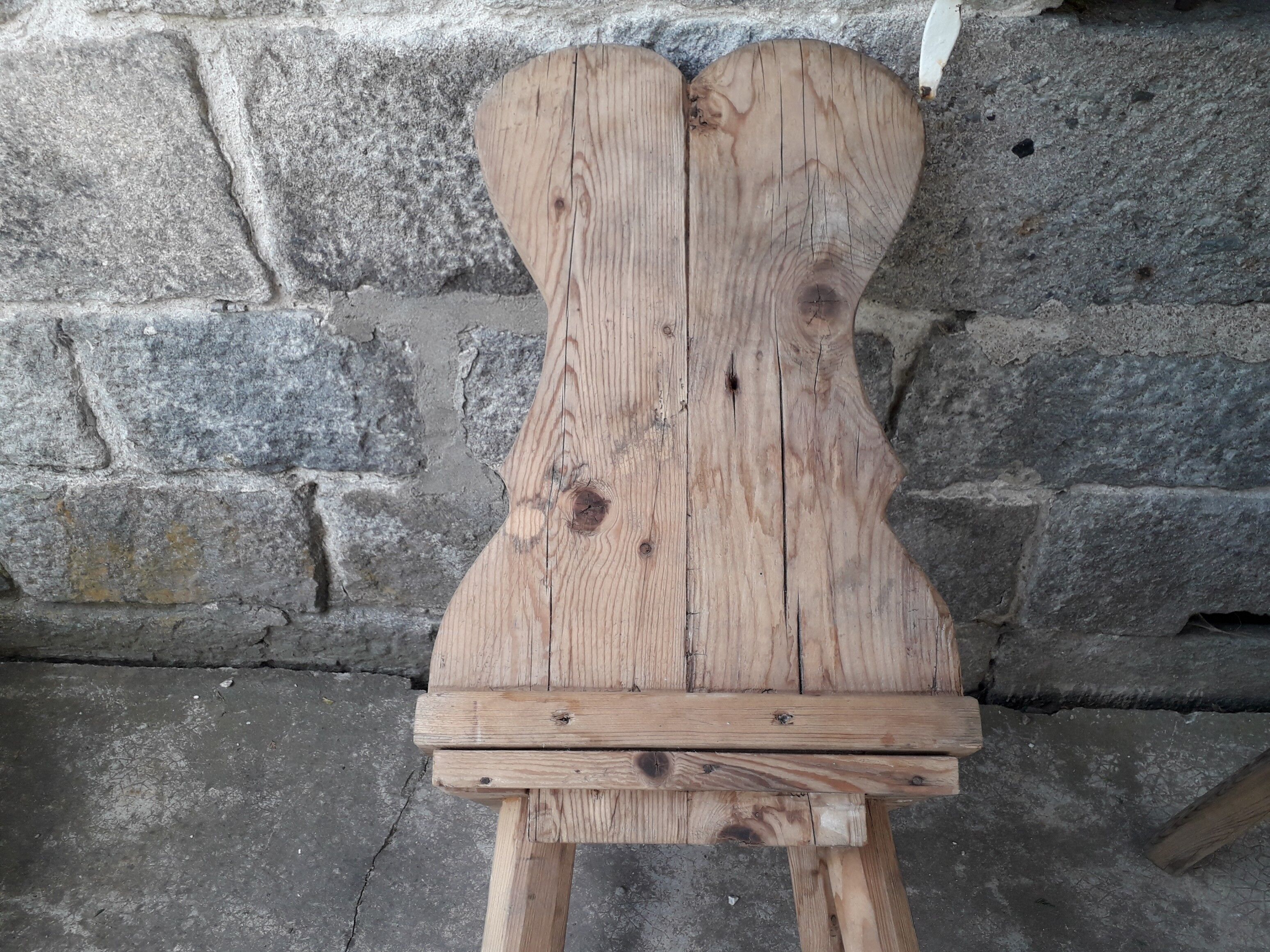 Pair of brutalist chairs