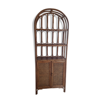 Rattan and canning shelf