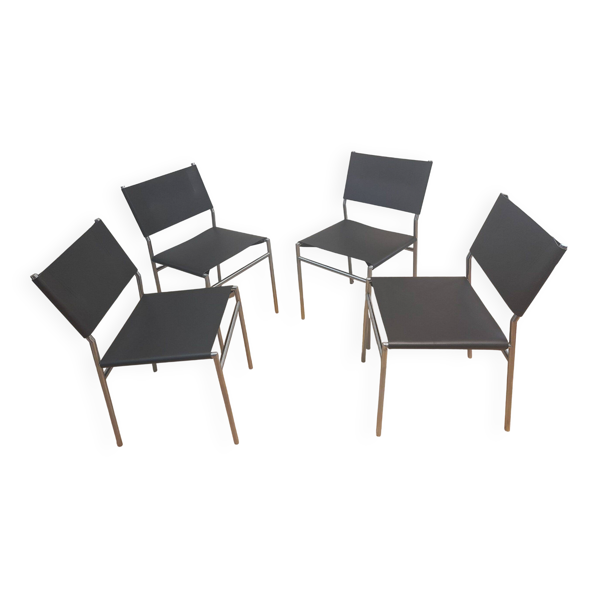 Martin Visser, SE 06 ensemble de 4 chaises de salle à manger