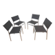 Martin Visser, SE 06 ensemble de 4 chaises de salle à manger