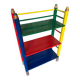 Vintage Coloured Wood Shelf Pencil Design PIERRE SALA Antique Furniture #D