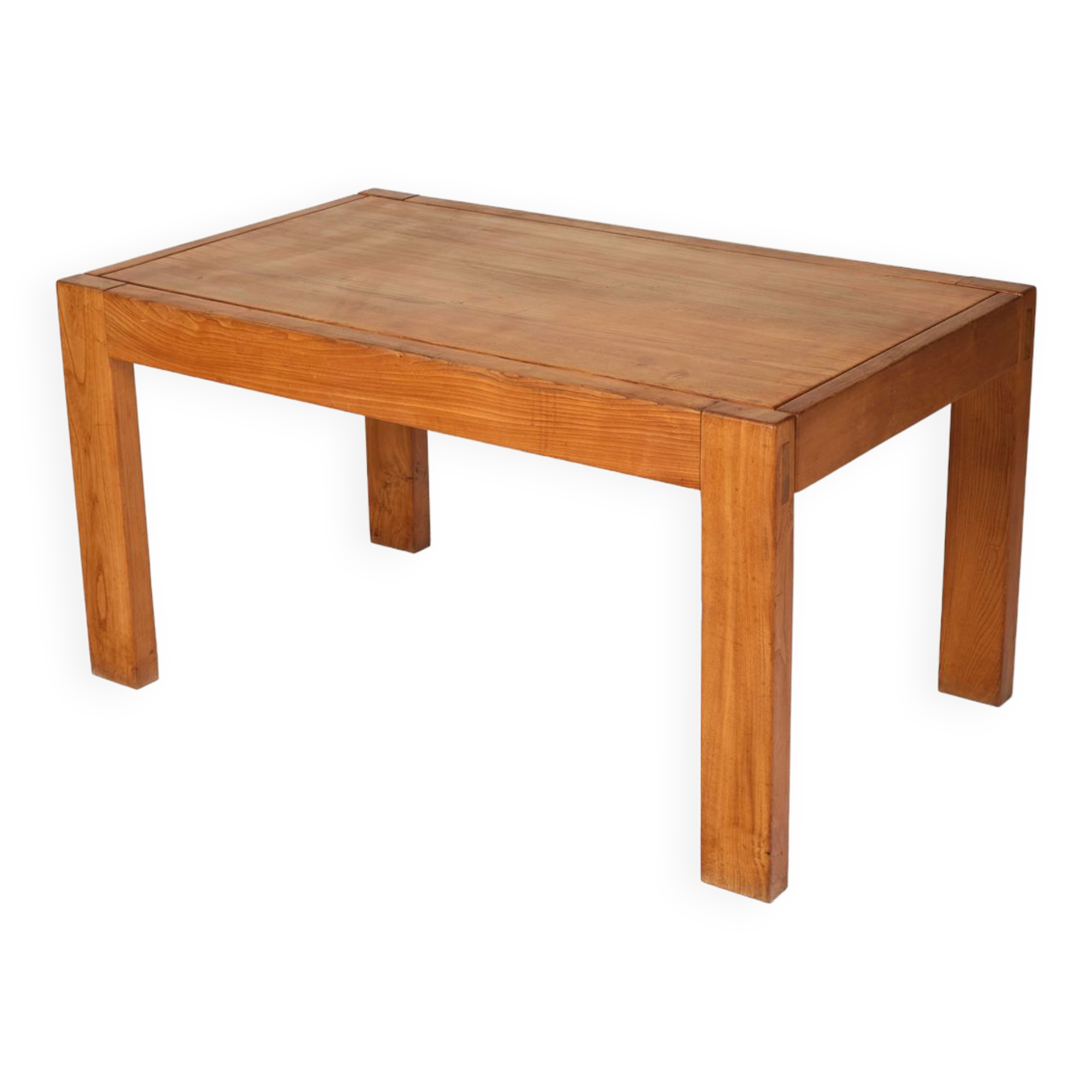 Table en orme Maison Regain, 1980s