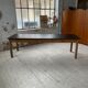 Table de ferme pin noire 250 cm