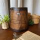 Atypical wooden planter