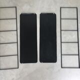 Metal string wall shelf - design 1960